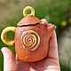 Collectible ceramic teapot 'Miniature'. Utensils. TinaRita. My Livemaster. Фото №4