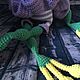 The Frog Lady. Stuffed Toys. strand of wool. My Livemaster. Фото №5
