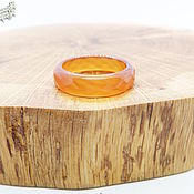 Украшения handmade. Livemaster - original item 18 r-r Carnelian ring with a cut (sso18). Handmade.
