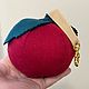 Подвес на сумку/рюкзак Яблочко. Украшения для сумок. SVЭRO accessories. Интернет-магазин Ярмарка Мастеров.  Фото №2