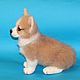 Order felted Welsh Corgi 'chick'. Anna Petinati- Live toys handmade. Livemaster. . Felted Toy Фото №3