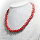 Бусы из красного коралла с серебром 925 "Капельки". Бусы. Beadsgemsflowers - Украшения для Вас. Ярмарка Мастеров.  Фото №4