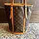 Заказать Винтаж: Сумка-ведро Louis Vuitton Bucket GM Tote с коричневой монограммой. Chic bags. Ярмарка Мастеров. . Сумки винтажные Фото №3