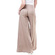 Beige Palazzo pants made of 100% linen. Pants. LINEN & SILVER ( LEN i SEREBRO ). My Livemaster. Фото №4