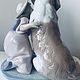 Заказать Винтаж: LLadro Девочка с большой собакой / Поцелуй на День Рождения. Айрин 'Своя коллекция'. Ярмарка Мастеров. . Статуэтки винтажные Фото №3