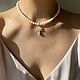 Чокер из жемчуга и серебра. Бусы из жемчуга и серебра. Чокер. 4NADYA Jewelry. Ярмарка Мастеров.  Фото №5