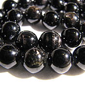 Материалы для творчества handmade. Livemaster - original item Hypersthene beads 10mm smooth ball. Handmade.