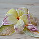 Fabric flower velvet brooch Paradise. Brooches. LIUDMILA SKRYDLOVA (flower glade). Online shopping on My Livemaster.  Фото №2