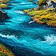 Интерьерная картина пейзаж Ручная работа. Картины. Картины маслом на холсте АРТ идея. Ярмарка Мастеров.  Фото №5