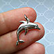 Order  Dolphin made of 925 sterling silver (P9). anna-epifanova. Livemaster. . Pendant Фото №3