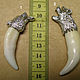 Copy of Fang Wolf silver 925 pendant charm. Amulet. EthnoRaDar - OBEREG!. Online shopping on My Livemaster.  Фото №2