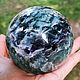  флюорит Ледовитый океан, 8.3 см, натуральные камни. Шар. Amulet-Stone (AS). Ярмарка Мастеров.  Фото №4