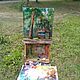 Oil painting 'Garden in the forest', in a baguette. Pictures. Zhanne Shepetova. My Livemaster. Фото №4