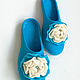  ' The Blooming Peony'. Slippers. Cozy Felt. Online shopping on My Livemaster.  Фото №2