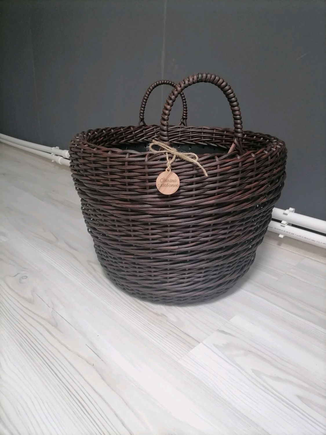 Дровница из ротанга в интернет-магазине на Ярмарке Мастеров | Дровницы ...