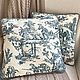 Гобеленовые наволочки "Toile de jouy"  45х45 см. Подушки. Интерьерный текстиль (Tatyana). Ярмарка Мастеров.  Фото №5