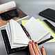 Order Diary a6 undated in a removable leather cover. KullikovCraft. Livemaster. . Diaries Фото №3