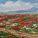 Oil painting with flowers in pasty technique ' Field of flowers. Poppies'. Pictures. letymary (letymary). My Livemaster. Фото №6