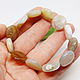 Latte Bracelet for Ladies (agate, chalcedony). Bead bracelet. Selberiya shop. My Livemaster. Фото №6