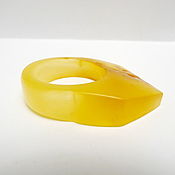 Украшения handmade. Livemaster - original item Amber ring size 19 P-69. Handmade.