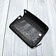 Clutch made of genuine ostrich leather, in black, handmade!. Clutches. SHOES&BAGS. Online shopping on My Livemaster.  Фото №2