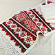 Towel red-black, Slavic embroidered towel, wedding towel. Wedding towels. Modern and vintage embroidery. Online shopping on My Livemaster.  Фото №2