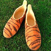 Обувь ручной работы handmade. Livemaster - original item Valenki: felted slippers-valenki 