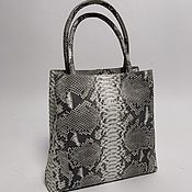Сумки и аксессуары handmade. Livemaster - original item Bag shopper leather Python. Handmade.