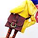 Елочная игрушка Коралина в стране кошмаров. Елочные игрушки. елочные игрушки портретная кукла миниатюра. Ярмарка Мастеров.  Фото №4