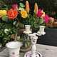 Candle holder, planters Herend, porcelain, handmade, Hungary. Vintage candlesticks. Dutch West - Indian Company. My Livemaster. Фото №5