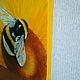  ' Shaggy Bumblebee' - oil painting. Pictures. flamemilady. My Livemaster. Фото №6