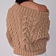 Свитер в стиле РУБАН. Свитеры. MOROZ knitwear. Интернет-магазин Ярмарка Мастеров.  Фото №2