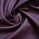 Ткань сатин однотонный баклажан фиолетово сиреневый 300 тс, Ткани, Белгород,  Фото №1