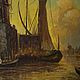 Винтаж: Картина «Голландский Пейзаж». Картины винтажные. Антиквариат и Винтаж. Ярмарка Мастеров.  Фото №4