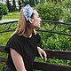 Льняной Ободок для волос с ручной вышивкой, Ободки, Бердск,  Фото №1