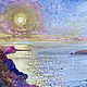 Order  Oil painting Landscape 'Over the sea'. Fine Art for Joy. Livemaster. . Pictures Фото №3