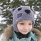 Шапка зимняя или на раннюю весну. Шапки. Наталья .   knitting_family_. Интернет-магазин Ярмарка Мастеров.  Фото №2