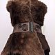 Order the belt-gum, Cocoa, height 70mm, color custom-made fur coat. elastic belt. Livemaster. . Belt Фото №3