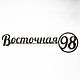 Адресная табличка из металла, Таблички, Иваново,  Фото №1
