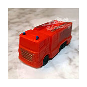 Косметика ручной работы handmade. Livemaster - original item Handmade Fire truck soap as a gift for children to buy in Moscow. Handmade.