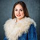 Boa collar imitation fur. Collars. Sokolova Oksana  woolhandmade (woolhandmade). Online shopping on My Livemaster.  Фото №2