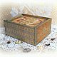Order Tea box-container 'Lemon trees'. decoupage history. Livemaster. . Storage Box Фото №3
