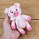 buy amigurumi, soft toy characters of the year 2019, knitted character 2019, knitted toys pigs, to buy a toy pig, a pig of plush yarn, Christmas toy pig, Christmas game
