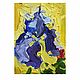  Iris and Rose oil painting. Pictures. Olga Bezhina. Online shopping on My Livemaster.  Фото №2