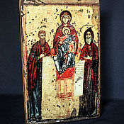 Картины и панно handmade. Livemaster - original item The icon of the mother of God Svenska (caves). Handmade.