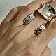 Заказать Серьги и кольцо из серебра "Пусеты. Глянец. Комплект". Newstylejewelry. Ярмарка Мастеров. . Комплекты украшений Фото №3