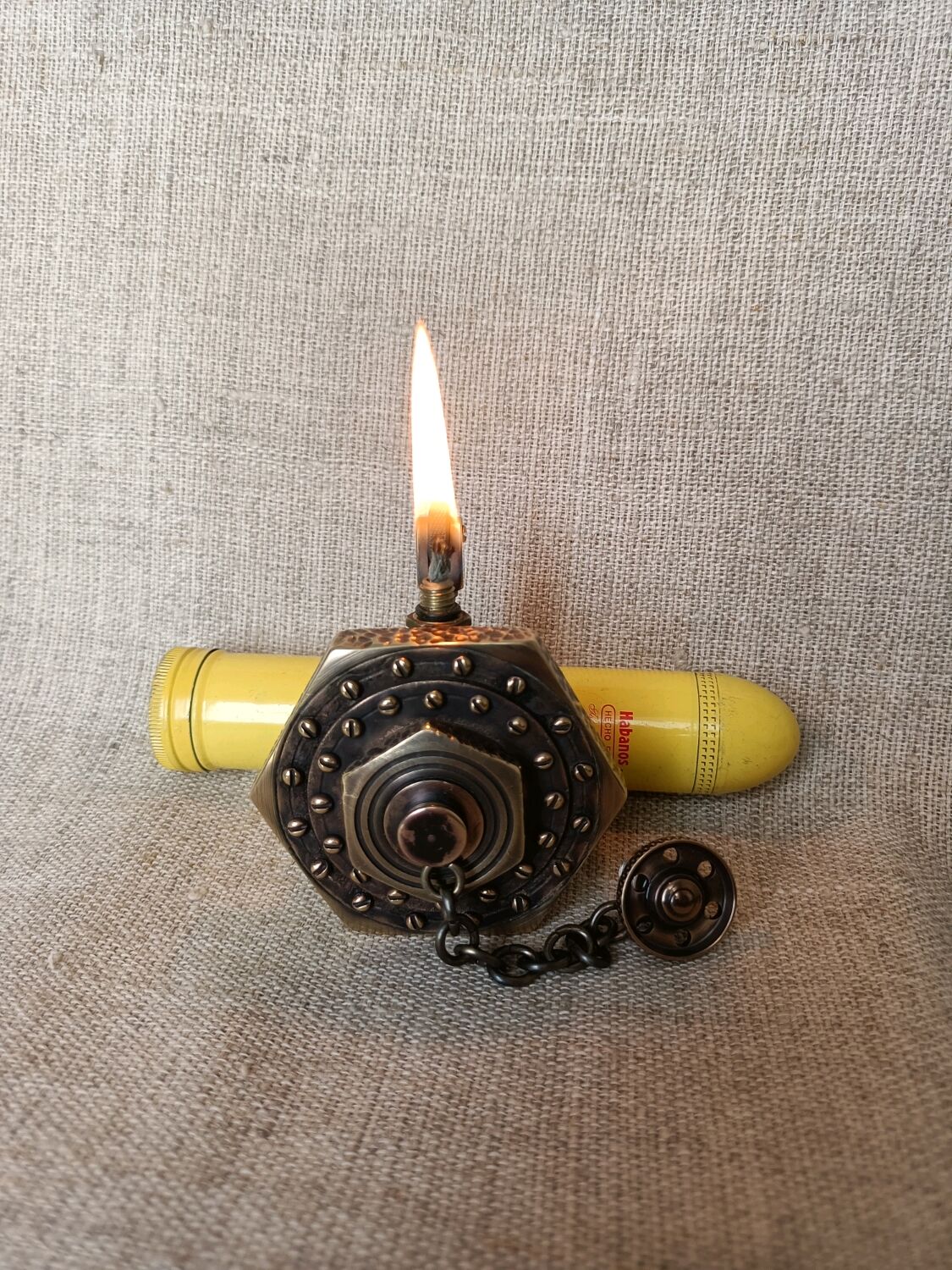 Зажигалка бензиновая стимпанк ручной работы в интернет-магазине Ярмарка Мастеров по цене 7780 ₽ – V9GEHBY | Зажигалки, Липецк - доставка по России