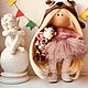 Интерьерная кукла. Тыквоголовка. Judi-dolls. Ярмарка Мастеров.  Фото №4