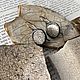 Заказать Оловянные серьги с антикварной керамикой. Ukrasheniya-s-istoriej. Ярмарка Мастеров. . Серьги классические Фото №3