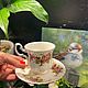 Винтаж: Кофейная пара «Вереск», фарфор, Royal Albert, Англия. Кружки винтажные. Светлана Воробьева. Ярмарка Мастеров.  Фото №6